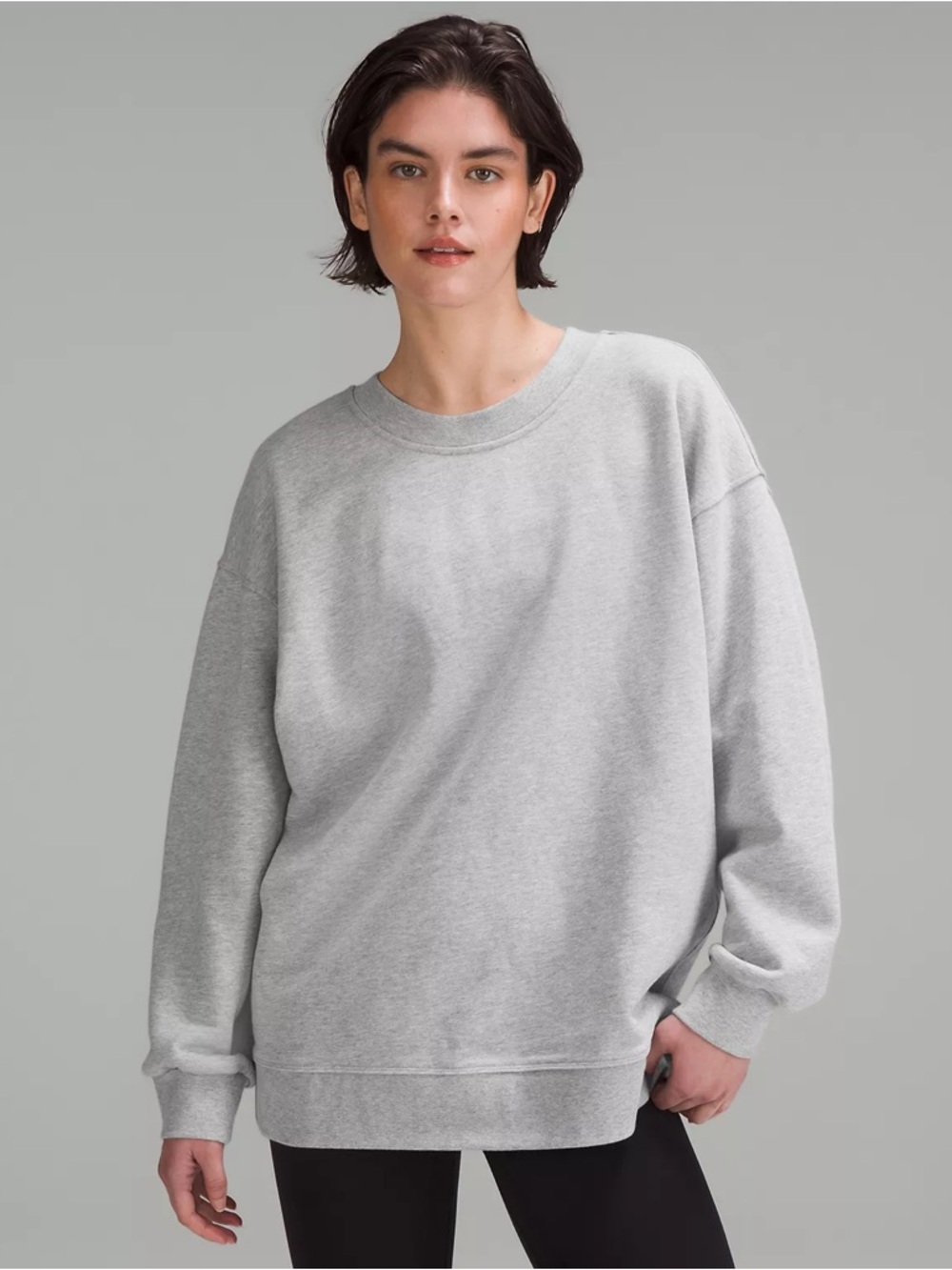 Lululemon Perfectly Oversized Crew Sweatshirt, Size 4! 🩶